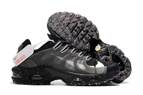 Men's Hot sale Running weapon Air Max TN Black Shoes 833